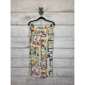 Jules & Leopold Women's Beachy Summer Nautical Printed Pants Size Small